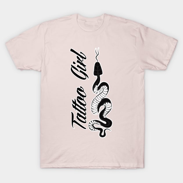 Tattoo Girl T-Shirt by Jahaziel Sandoval